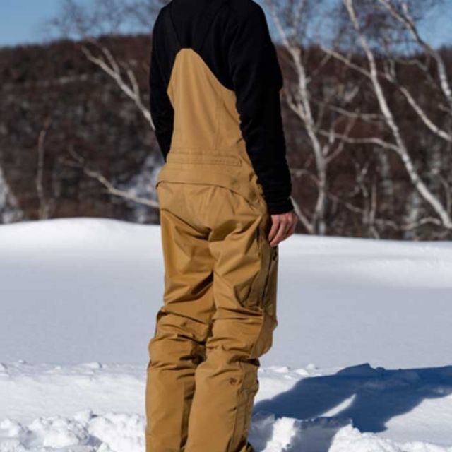 プリズム ビブパンツ PRHYTHM PRM25222 24/25 YOTEI PANTS Lサイズ ブロンズ スノーボード オーバーオール (241129)