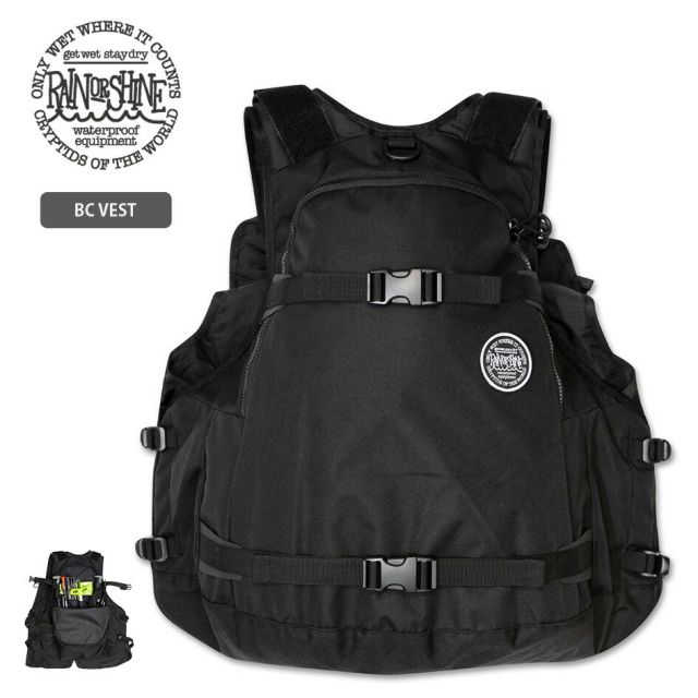 レインオアシャイン RAIN OR SHINE BC VEST バックカントリー用ベスト 15L アバランチ対応 スノーボードキャリー 軽量フィット設計
