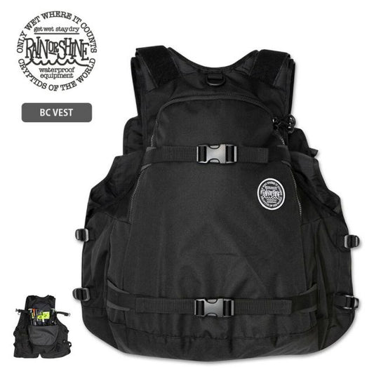 レインオアシャイン RAIN OR SHINE BC VEST バックカントリー用ベスト 15L アバランチ対応 スノーボードキャリー 軽量フィット設計