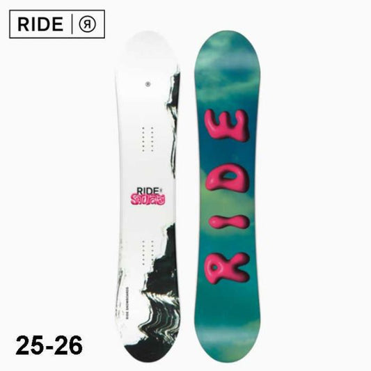 ライド レディース スノーボード 板 サタデー 142cm 15-16 RIDE SATURDAY ツイン オールマウンテン ミディアムフレックス キャンバー パーク スノボ 2026モデル