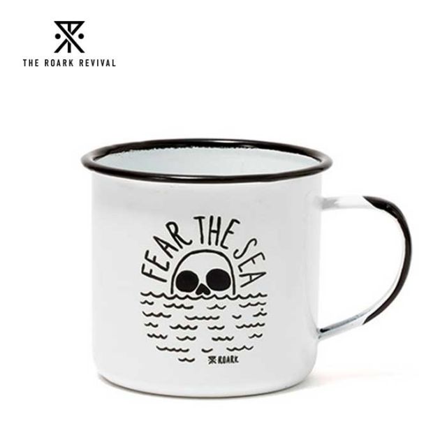ロアークリバイバル マグカップ ROARK [ RAJ400 ] FEAR THE SEA ENAMEL MUG 琺瑯 ホーロー コップ [220819]