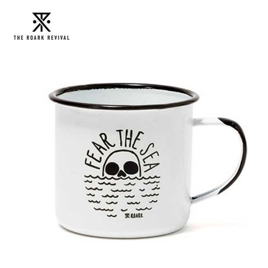 ロアークリバイバル マグカップ ROARK [ RAJ400 ] FEAR THE SEA ENAMEL MUG 琺瑯 ホーロー コップ [220819]