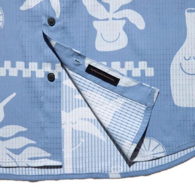 ロアーク 半袖シャツ ROARK RWJ1001 BLESS UP "GROTTO" S/S WOVEN - COMFORT FIT (240409)