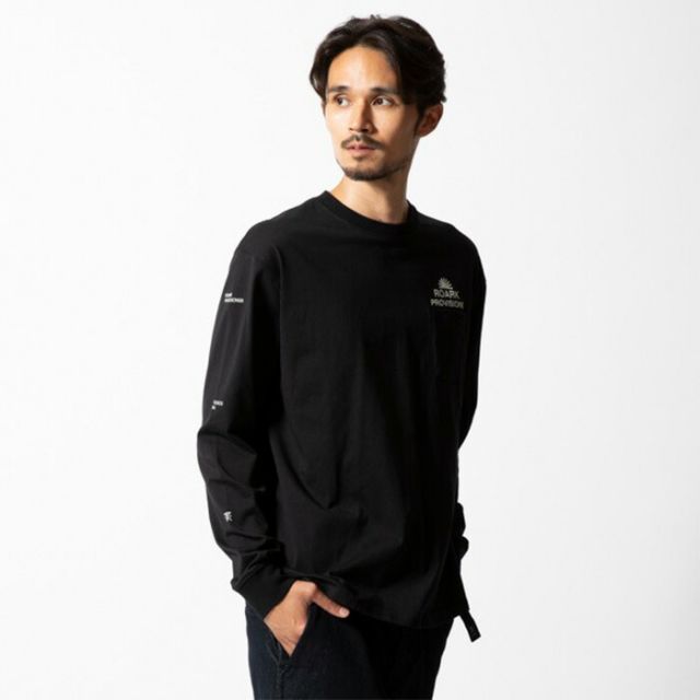 ローアク ROARK  RTJ1101 PROVISIONS L/S TEE 長袖Tシャツ ストリート系ロングスリーブウェア メンズ (2502)