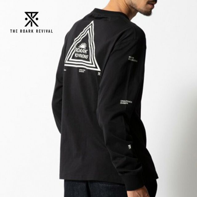 ローアク ROARK  RTJ1101 PROVISIONS L/S TEE 長袖Tシャツ ストリート系ロングスリーブウェア メンズ (2502)