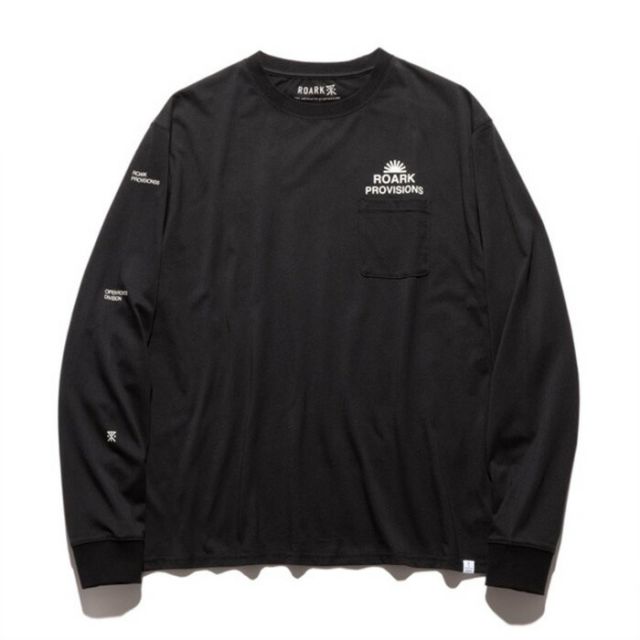 ローアク ROARK  RTJ1101 PROVISIONS L/S TEE 長袖Tシャツ ストリート系ロングスリーブウェア メンズ (2502)