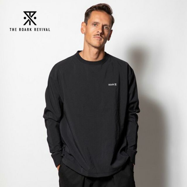 ロアーク ROARK RLTJPD1000 DELTA QD L/S CREW ロアーク EVALET ポロシャツ メンズ 吸汗速乾 接触冷感 ストレッチ 抗菌防臭 ドローコード 通気性 高機能Tシャツ 日本サイズ (250328)