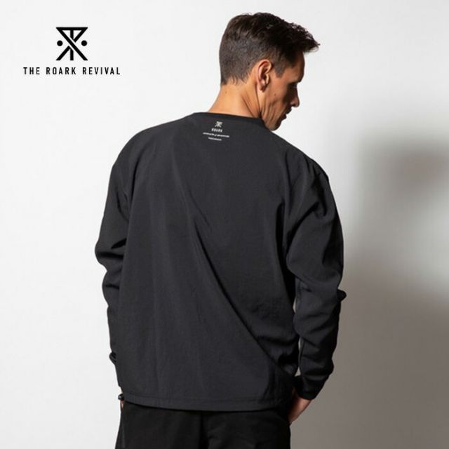 ロアーク ROARK RLTJPD1000 DELTA QD L/S CREW ロアーク EVALET ポロシャツ メンズ 吸汗速乾 接触冷感 ストレッチ 抗菌防臭 ドローコード 通気性 高機能Tシャツ 日本サイズ (250328)