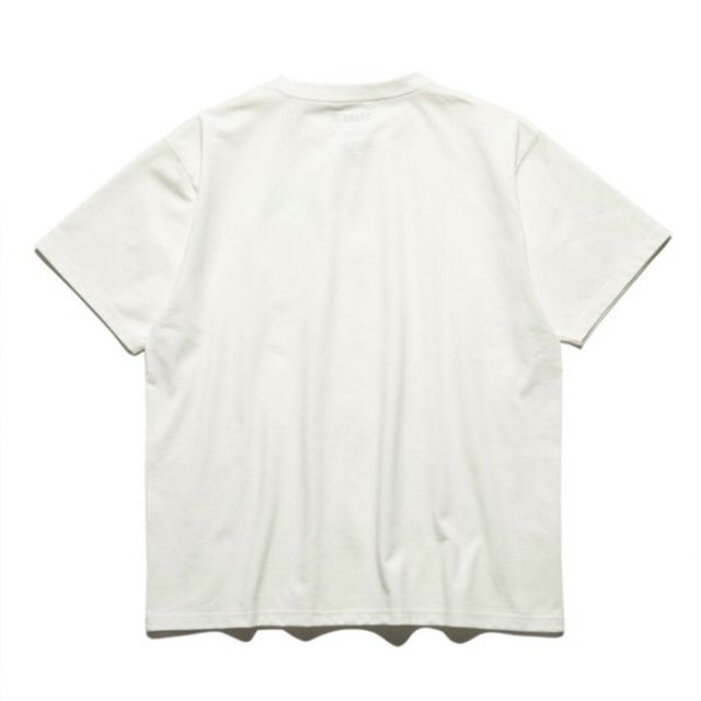 ロアーク ROARK RTJF1104 "GEAR&GUIDES"FINE TECH DRY Tシャツ 半袖 メンズ ドライ 吸湿 消臭 ポケット付き フロッキープリント 綿 再生繊維 ミドルウェイト 日本サイズ  メール便 (250328)