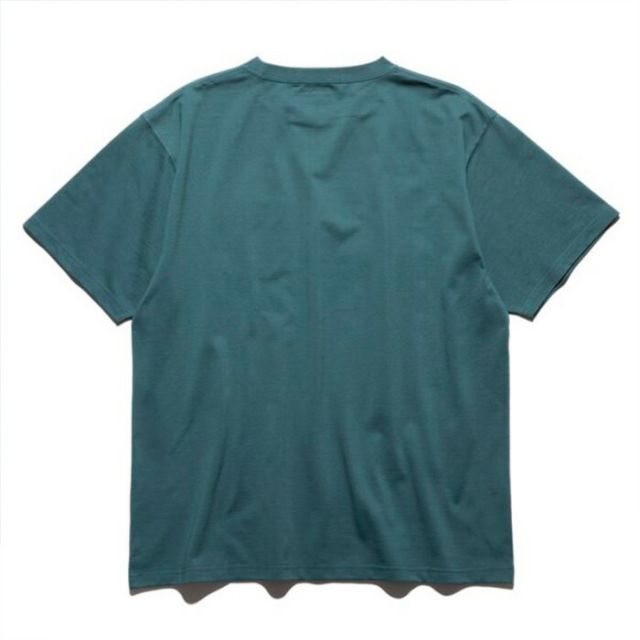 ロアーク ROARK RTJF1104 "GEAR&GUIDES"FINE TECH DRY Tシャツ 半袖 メンズ ドライ 吸湿 消臭 ポケット付き フロッキープリント 綿 再生繊維 ミドルウェイト 日本サイズ  メール便 (250328)
