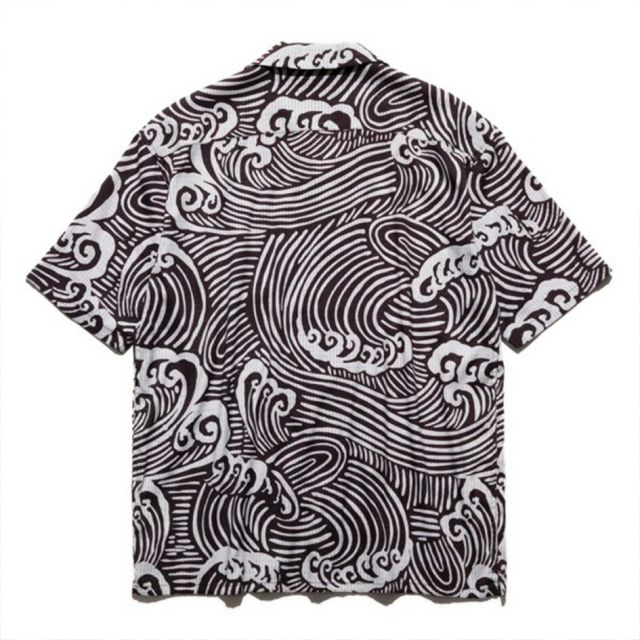 ロアーク ROARK RWJ1101 WAVE BLESS UP SS ROARK BLESS UP TACTEL シャツ 吸湿速乾 ストレッチ 半袖 メンズ  メール便 (250427)