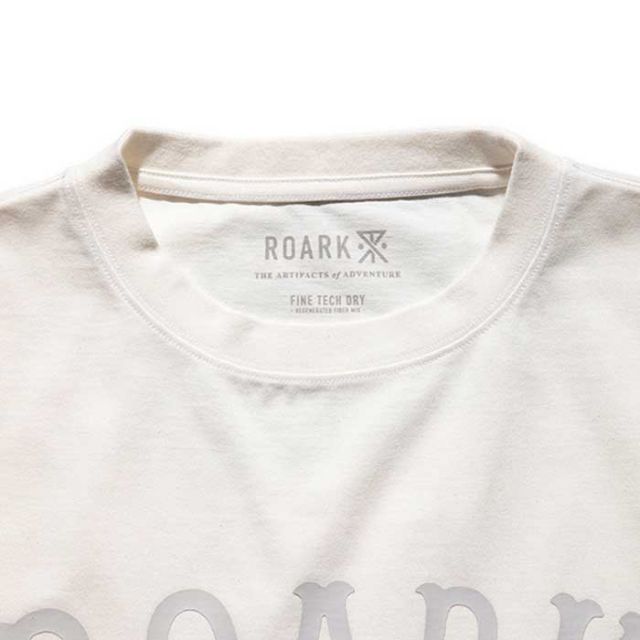ロアーク tシャツ ROARK RTJF1122 "MEDIEVAL" FINE TECH DRY TEE 半袖 アウトドア 吸湿性 消臭機能 シンプル THE ROARK REVIVAL  メール便 (250612)