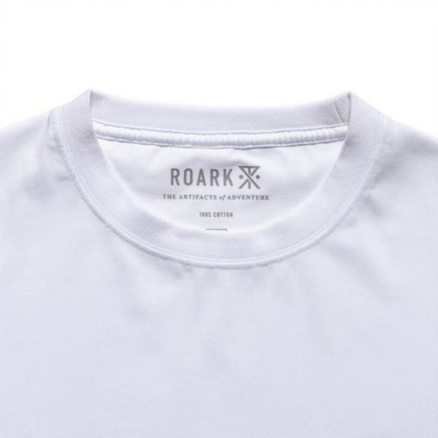 ロアーク ロングスリーブTシャツ ホワイト ロンT 長袖Tシャツ コットン 抗菌 防臭 メンズ NEVER FAILS RLTJ1200 NEVER L/S TEE WHT M
