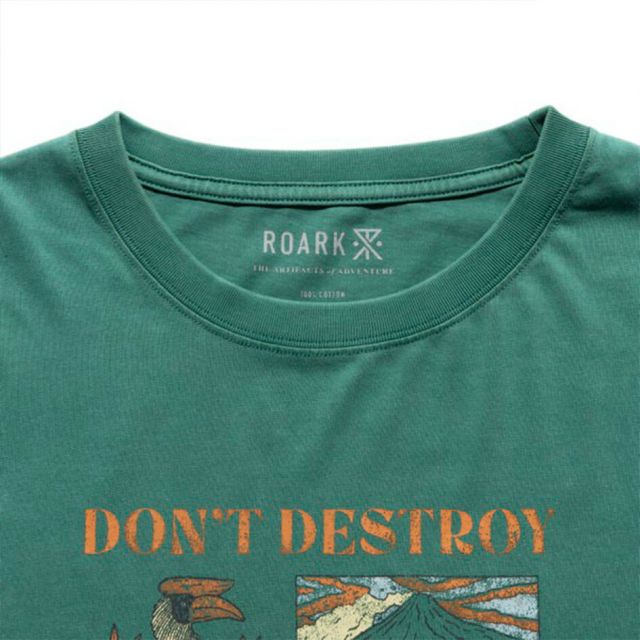 ロアーク ロングスリーブTシャツ ハンター ロンT 長袖Tシャツ コットン100％ 抗菌 防臭 メンズ RLTJ1203 ENJOY WELL WORN L/S TEE HUNTER M