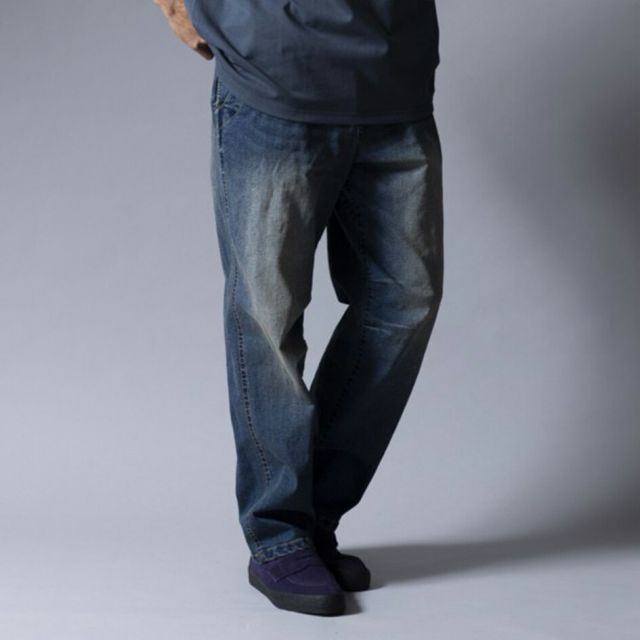 ロアーク トラベルパントデニム リラックス メンズ Travel Pant Denim Relax RPJ1203-STW ROARK ロアーク デニムパンツ ストレッチ テーパード イージーパンツ ストーンウォッシュ (260316)