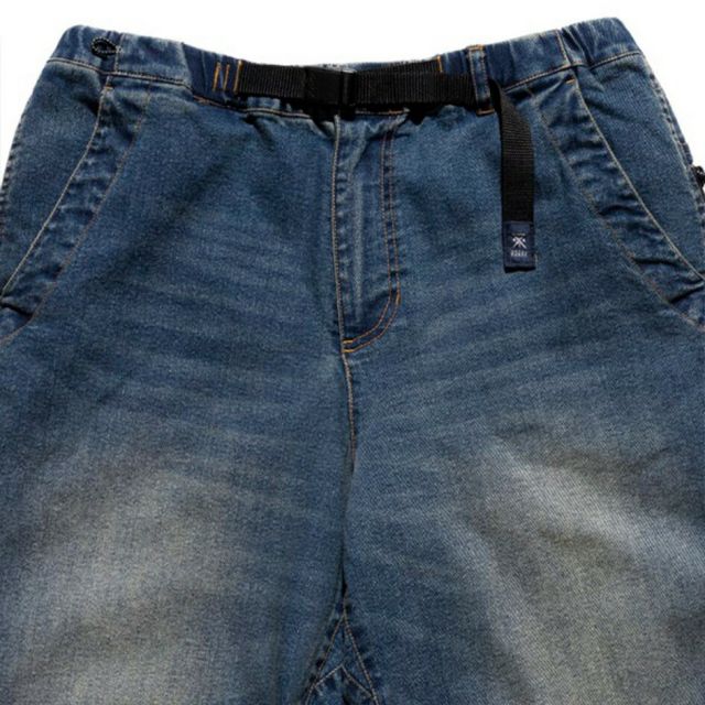 ロアーク トラベルパントデニム リラックス メンズ Travel Pant Denim Relax RPJ1203-STW ROARK ロアーク デニムパンツ ストレッチ テーパード イージーパンツ ストーンウォッシュ (260316)