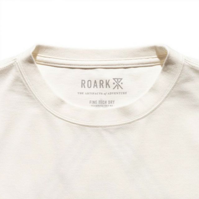 PROVISIONS ファインテックドライTシャツ ホワイト PROVISIONS FINE TECH DRY TEE RTJF1203-WHT ROARK ロアーク 半袖Tシャツ ドライ 吸湿 消臭 ポケットT メンズ メール便 (260316)