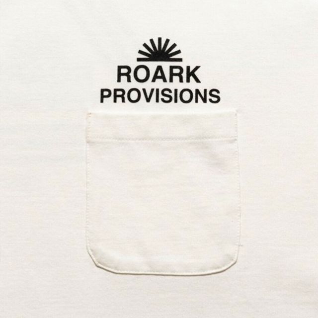 PROVISIONS ファインテックドライTシャツ ホワイト PROVISIONS FINE TECH DRY TEE RTJF1203-WHT ROARK ロアーク 半袖Tシャツ ドライ 吸湿 消臭 ポケットT メンズ メール便 (260316)