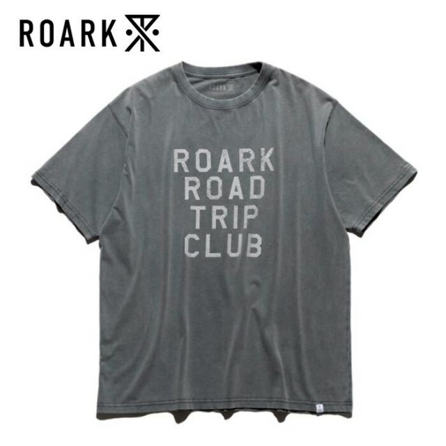 ROARK ロアーク ROAD TRIP WELL WORN TEE 半袖Tシャツ メンズ レディース ミドルウェイト コットン 抗菌 防臭 RTJM1200 アウトドア カジュアル メール便 (260316)