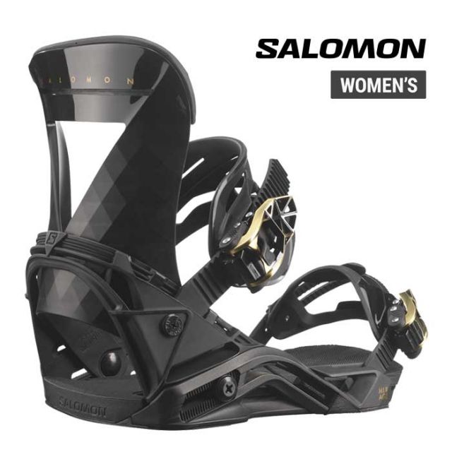 サロモン レディース ビンディング salomon 23-24 MIRAGE BOARD BINDING BLK スノーボード スノボ バインディング binding [231102]