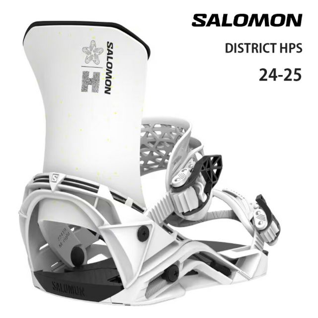 サロモン SALOMON DISTRICT HPS バインディング 中井孝治 コラボ SHADOWFIT パウダー フリーライド スノーボードビンディング