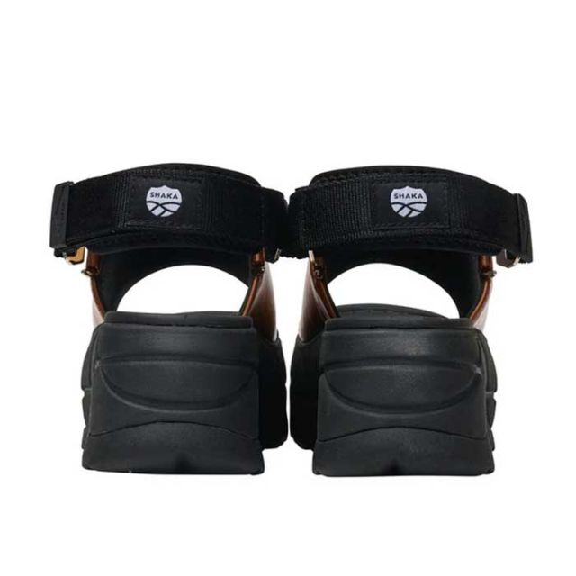 シャカ レディース 厚底 スポーツ サンダル SK-281 VACAY CHUNKY SHAKA チャンキーソール スポサン スライドサンダル 春夏 Y2K 2WAY 新作 ブラック ブラウン ホワイト 24cm 25cm  (240326)