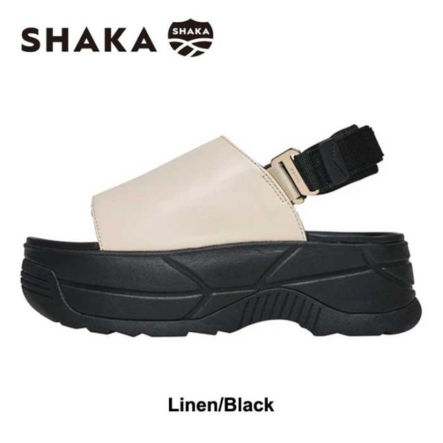 シャカ レディース 厚底 スポーツ サンダル SK-281 VACAY CHUNKY SHAKA チャンキーソール スポサン スライドサンダル 春夏 Y2K 2WAY 新作 ブラック ブラウン ホワイト 24cm 25cm  (240326)