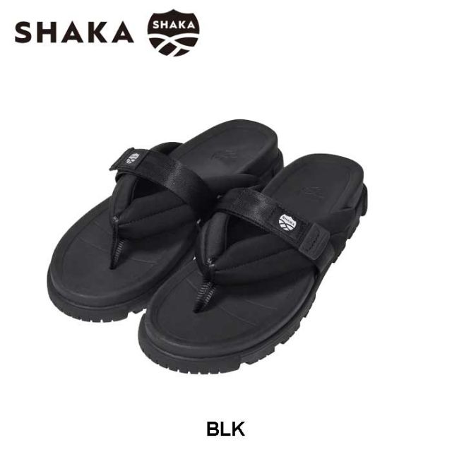シャカ サンダル 鼻緒 メンズ レディース ユニセックス キャンプベイ SHAKA SK-271 CAMP BAY PARA BF 草履 シューズ ブラック スポーツサンダル トング ビーサン 雪駄 草鞋 春夏 24新作 24cm / 25cm / 26cm / 27cm (240421)