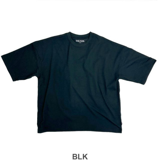シェルテック ワイドtシャツ SHELTECH (SHL25SS002) Men's Wide T ワイドT 涼感 冷感 半袖 ポケットTシャツ UVカット 吸水速乾 軽量 夏用 クールT メンズ レディース ユニセックス アウトドア スポーツ カジュアル [メール便][230418]