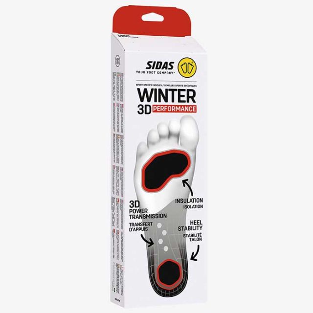 シダス スキー インソール メンズ SIDAS 3207841 ウインター3Dパフォーマンス SKI [221025]