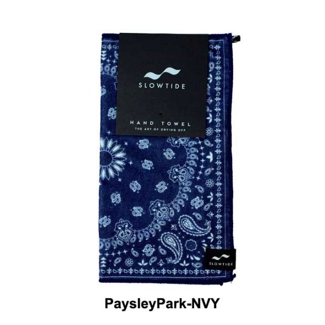 スロータイド ハンドタオル SLOWTIDE HAND TOWEL PAYSLEY PARK ミニタオル ハンカチ プチギフト 1000円ポッキリ メール便 (220506)