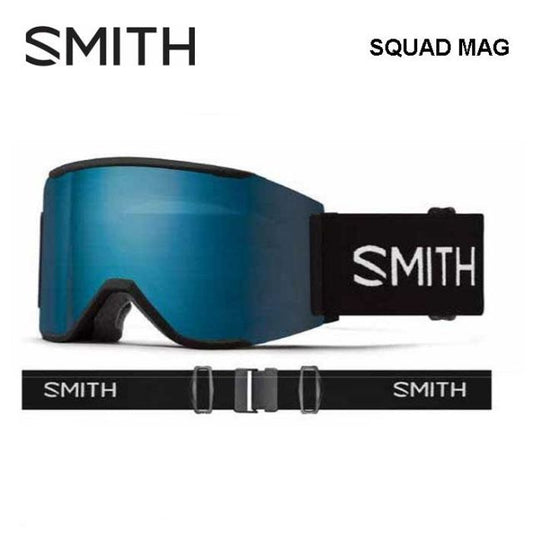 スミス SMITH SQUAD MAG 24-25 メンズ レディース ユニセックス 冬 スキー スノボ スノーボード 010275042 Low Bridge Fit アジアンフィット 日本正規品 平面レンズ