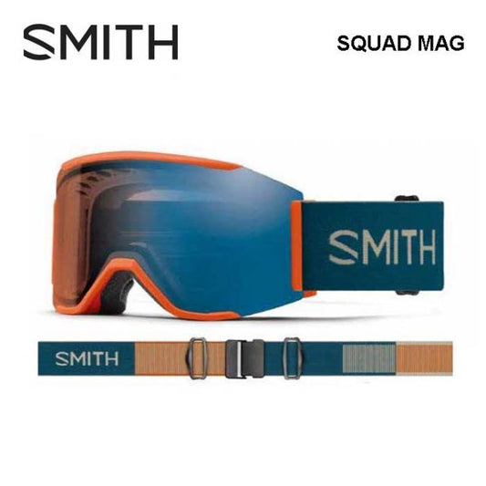 スミス SMITH SQUAD MAG 24-25 メンズ レディース ユニセックス 冬 スキー スノボ スノーボード 010275047 Low Bridge Fit アジアンフィット 日本正規品 平面レンズ 調光