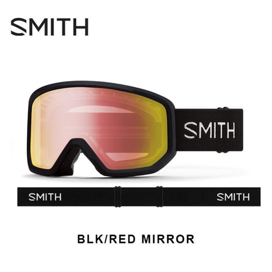 スミス SMITH TRANSFER BLACK BLUE RED Mirror 調光 ミラー スノーゴーグル Cylindrical Series レンズ メンズ レディース(251011)