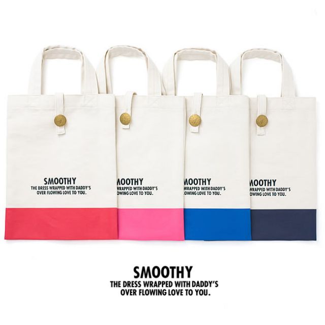 [メール便発送] SMOOTHY / スムージー [01AC-07] コットンシューズケース ミニトート キッズ シューズバッグ