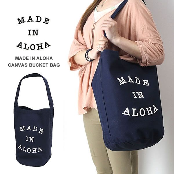 SONOTA ALOHA Canvas bucket bag