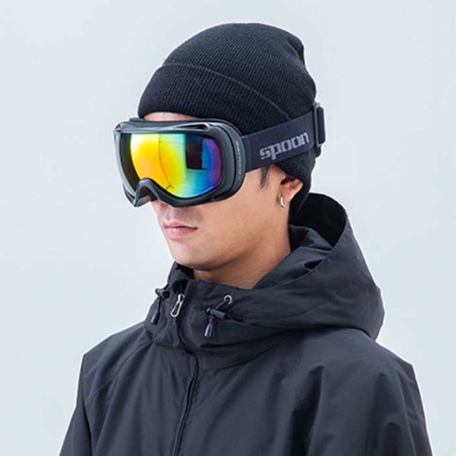 スノボ ゴーグル スプーン SPOON HOOD別注 (SBPH-201-1) HALL スノーボード スキー goggle ユニセックス お手頃 ビギナー
