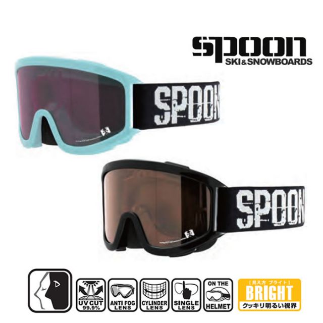 キッズ スノボ ゴーグル SPOON [ SYP-033 ] PEACE K'S  スノーゴーグル スノーボード スキー goggle [221228]