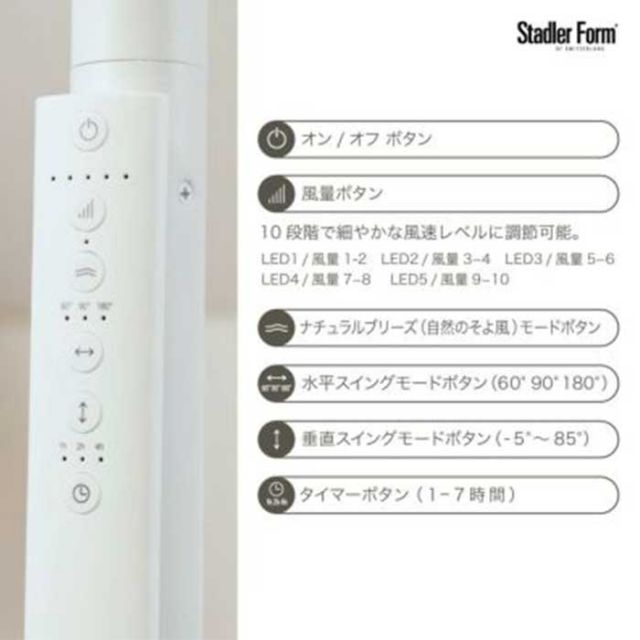 スタドラー フォーム Simon 3D サイモン サーキュレーター 扇風機 ファン インテリア おしゃれ デザイン [220625]