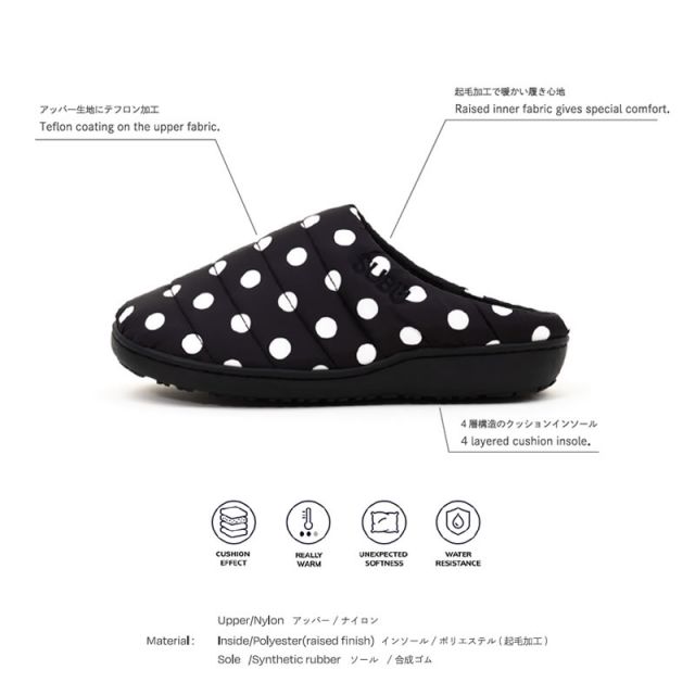SUBU スブ サンダル 冬用 PERMANENT パーマネント スリッパ スリッポン ユニセックス フィット感 室内外どちらでも使える リラックス感抜群 冬のためのサンダル [230928]