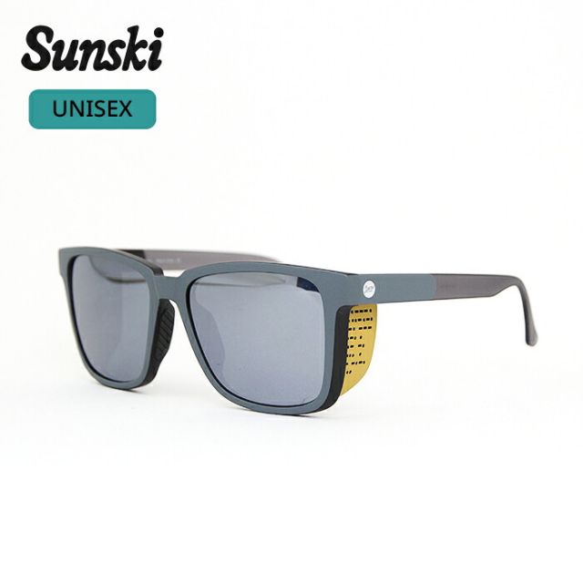SUNSKI サンスキー COULOIR クーロワール STORM GREY SILVER ストームグレイシルバー SUNCOSSIP 偏光サングラス ミラーレンズ サイドシールド ユニセックス