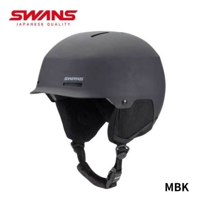 スワンズ ヘルメット SWANS メンズ レディース ユニセックス 25-26 HSF-251 マットブラック スノーヘルメット メンズ レディース ユニセックス M / L  (241107)
