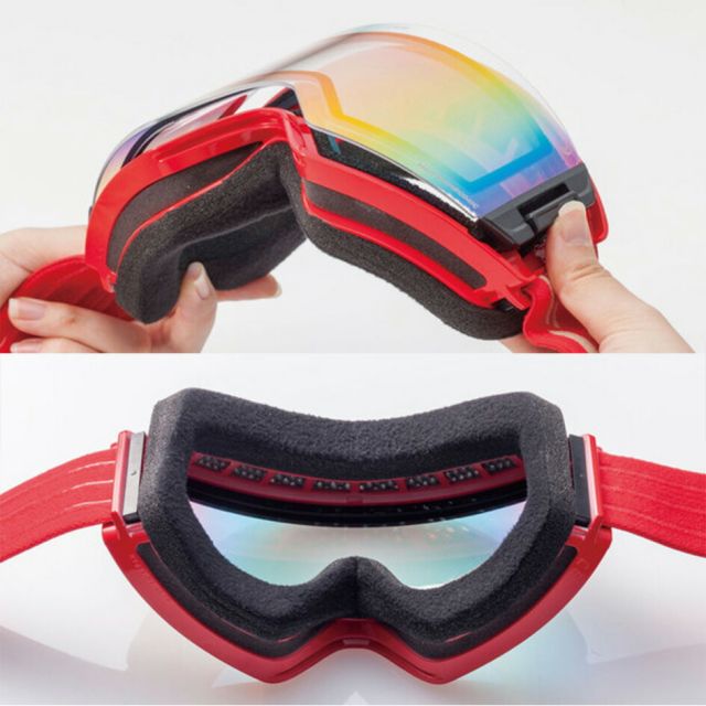 スワンズ SWANS OB-CMDH OUTBACK GLR CRW Q スキーゴーグル OUTBACK 調光ミラーモデル OB-CMDH GLR CRW フォトクロミックレンズ A-BLOW SYSTEM プレミアムアンチフォグ 曇り防止 メガネ対応 日本製 (251007)