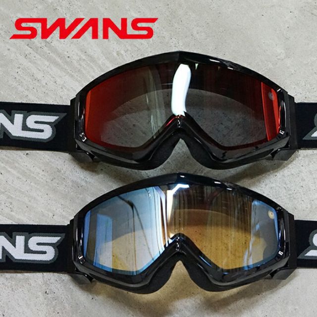 SWANS スワンズ ゴーグル 眼鏡対応 スキーゴーグル HOOD 別注 スノーゴーグル SWANS GUEST-MDH ミラーレンズ ヘルメット対応 ダブルレンズ UVカット くもり止め スノボ スノーボード goggle