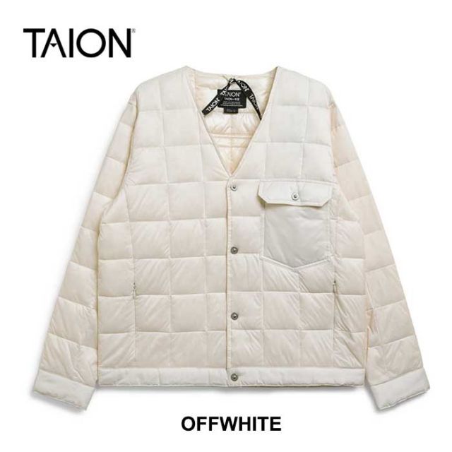 タイオン ダウンカーディガン TAION (101CJ ) DOWN WORK CARDIGAN ダウンワークカーディガン ユニセックス [230921]