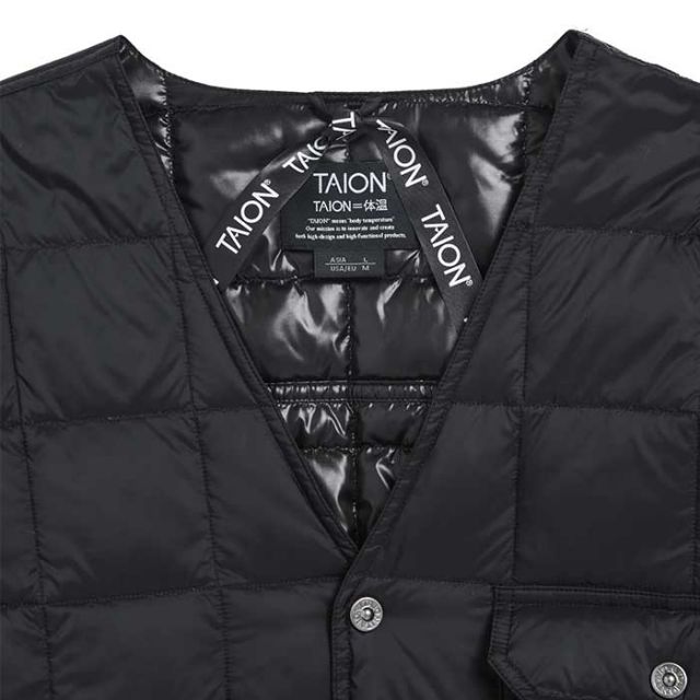 タイオン ダウンカーディガン TAION (101CJ ) DOWN WORK CARDIGAN ダウンワークカーディガン ユニセックス [230921]