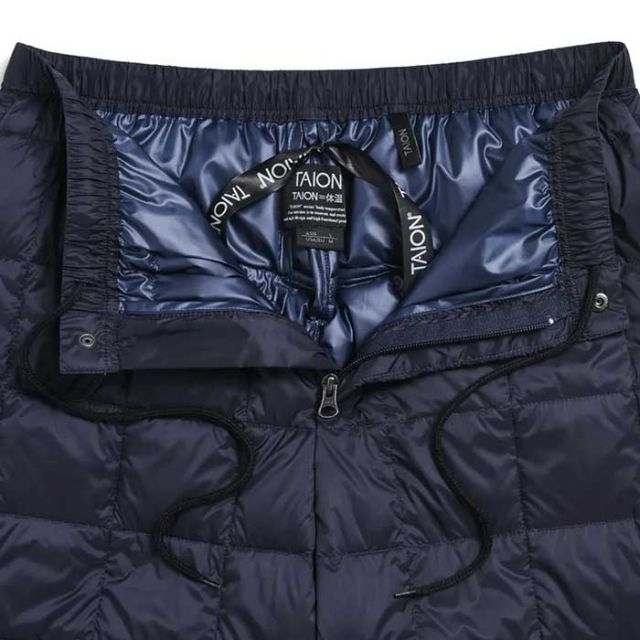 タイオン TAION ダウンパンツ 131RS REGULAR STRAIGHT DOWN PANTS メンズ ボトムス レギュラーフィット 800FP アウトドア ルームウェア S / M / L / XL