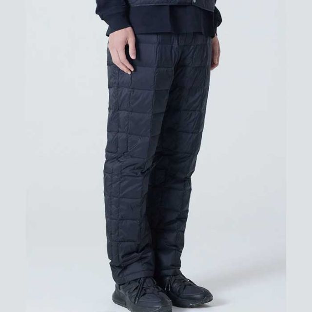 タイオン TAION ダウンパンツ 131RS REGULAR STRAIGHT DOWN PANTS メンズ ボトムス レギュラーフィット 800FP アウトドア ルームウェア S / M / L / XL