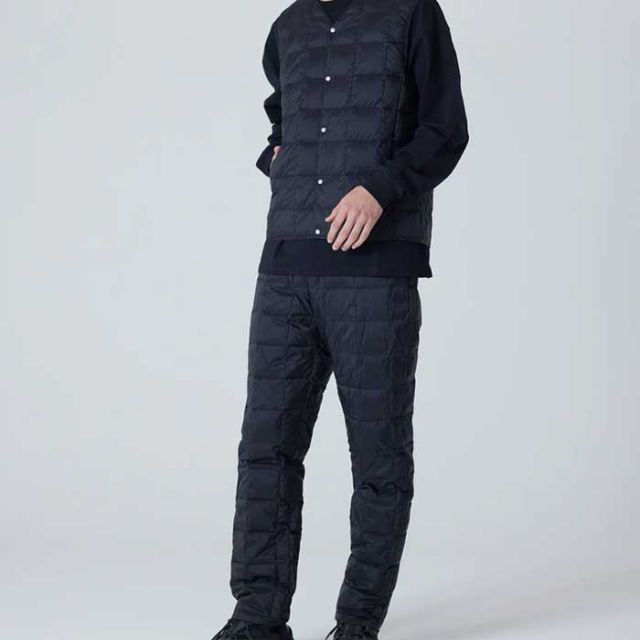 タイオン TAION ダウンパンツ 131RS REGULAR STRAIGHT DOWN PANTS メンズ ボトムス レギュラーフィット 800FP アウトドア ルームウェア S / M / L / XL
