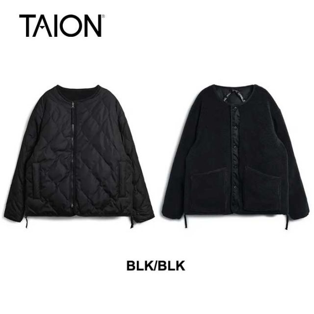 TAION R104BML MILITARY R CREW NECK DOWN JKT